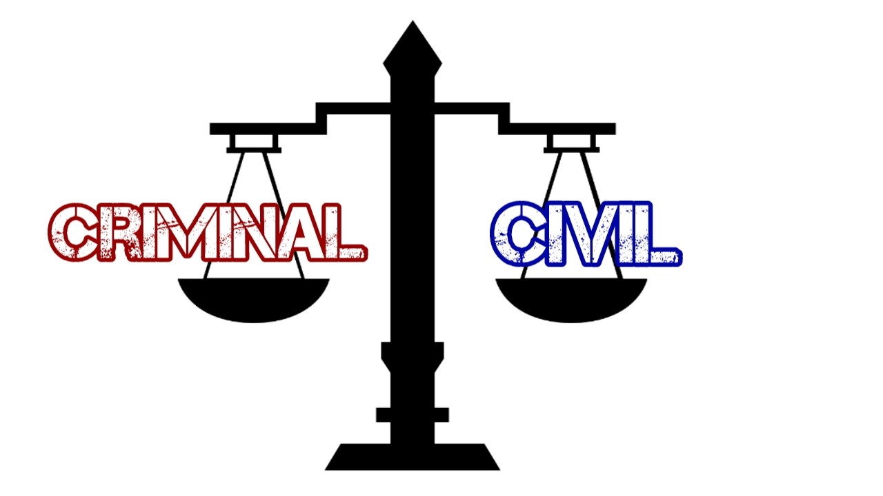 What Are The Differences Between Civil And Criminal Law