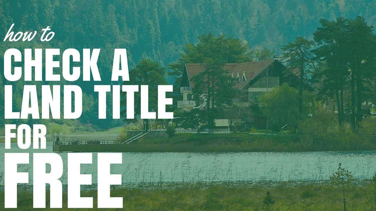 How To Check Property Title And Ownership Details