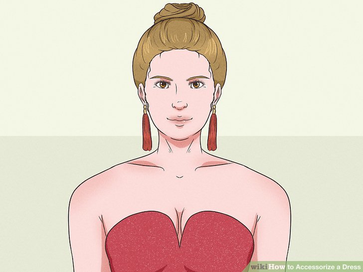 6 Ways to Accessorize a Dress - wikiHow How To Accessorize A Simple Dress For Special Occasions
