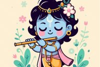 Cute krishna playing flute | Premium AI-generated vector How To Prepare For Job Interviews Successfully